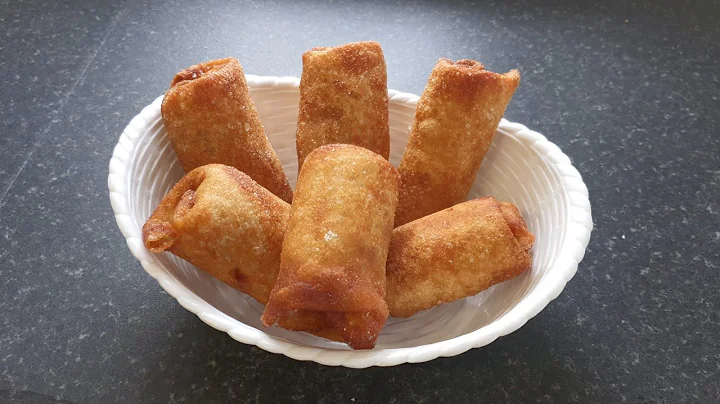 How to make authentic  homemade # spring rolls