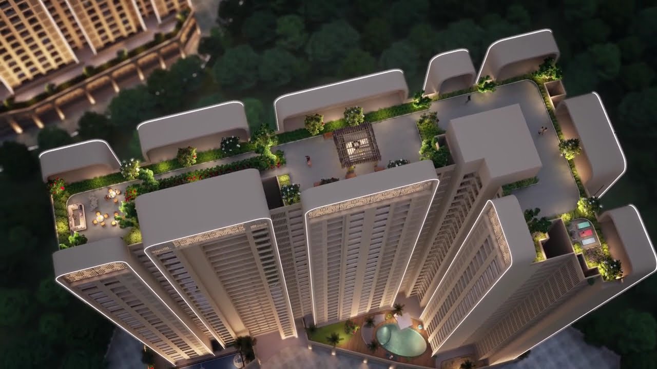 Today Cloud City Kharghar Luxury 2 & 3 BHKTour | 2 Mins from Metro | Review, Location