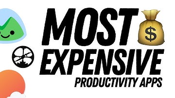 Most Expensive Productivity Apps