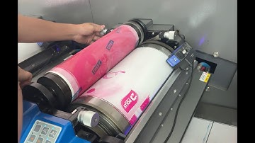 Shrink sleeve film print by FS370, high-speed film printing, from China manufacturer Polly Automatic
