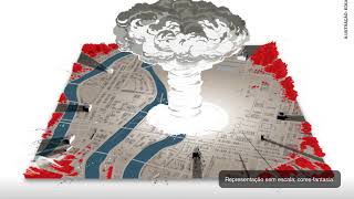 A bomba atômica em Hiroshima