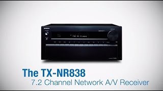 Onkyo TX-NR838 - Sieciowy amplituner kina domowego z Dobly Atmos