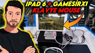 İPAD GAMESİR X1 KLAVYE MAUSE BATTLE DOCK PUBG MOBILE