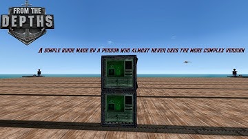 From The Depths PID, Guide