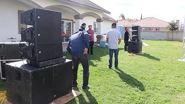 Using RCF Line Array system