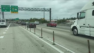 Orange poles to be installed on I-95 to mark new express lanes