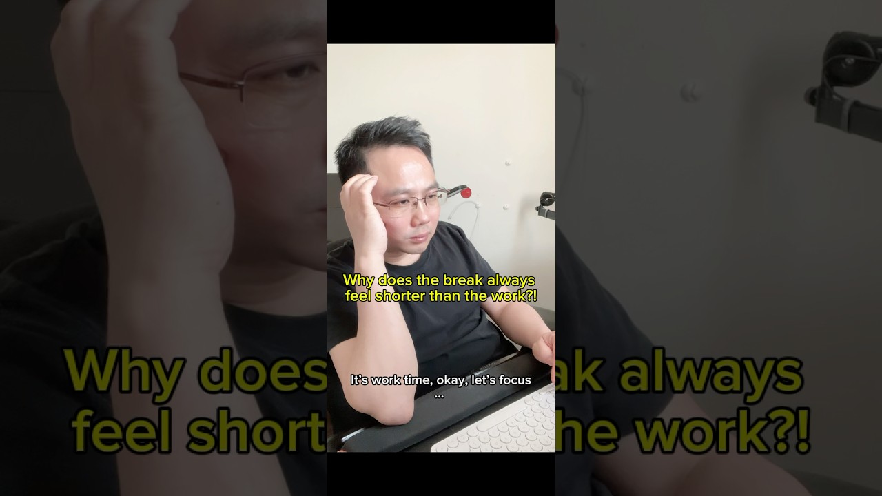 Why Does the Work Timer Feel So Long but the Break Timer So Short? 😂⏳ 