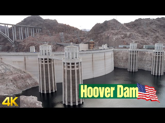 Late afternoon stop at the Hoover Dam by Lake Mead