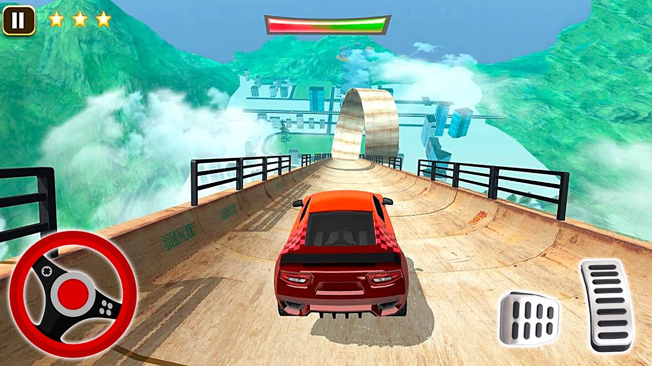 Mega Ramp Car Racing - Impossible Stunt Car Tracks 3d - Android Gameplay