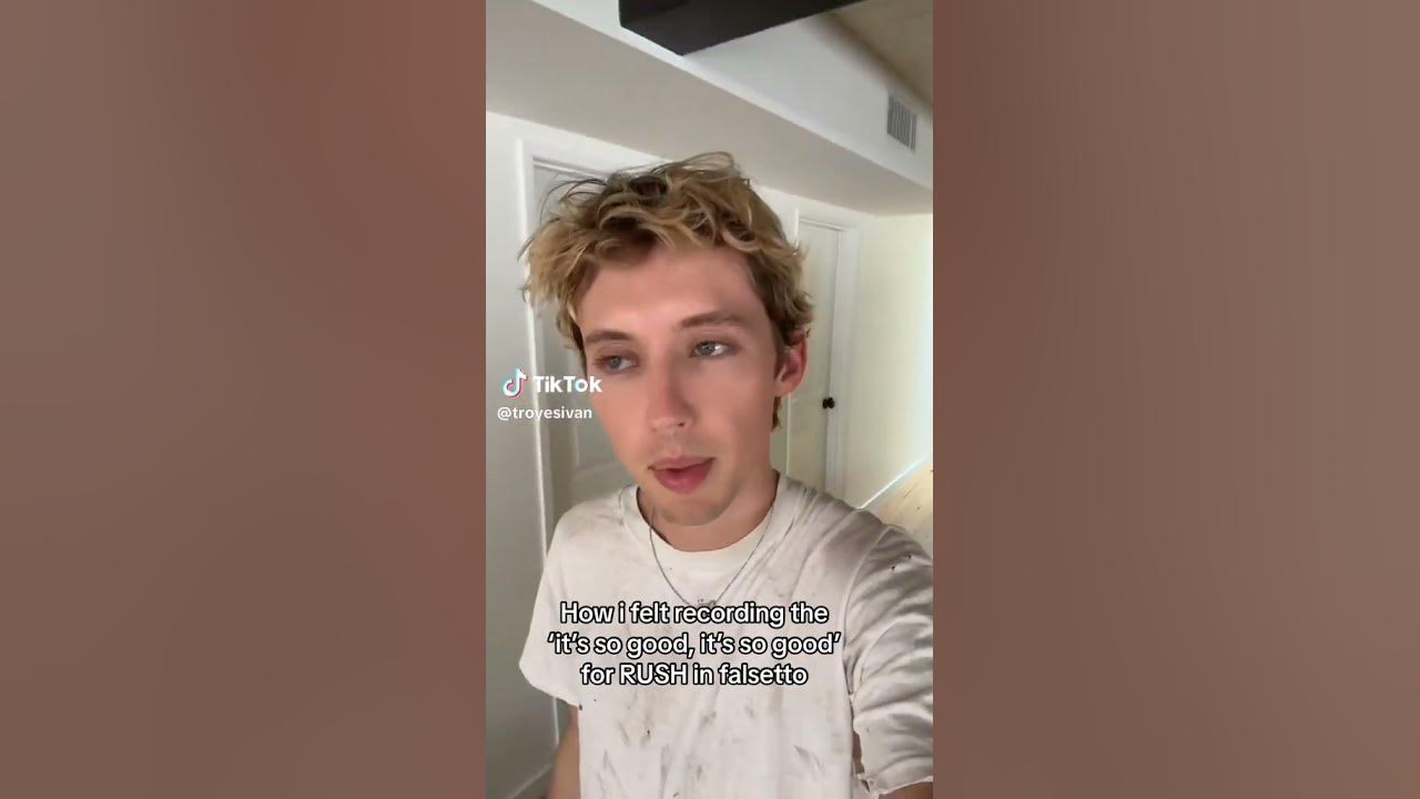 Troye Sivan on his Tiktok #rush