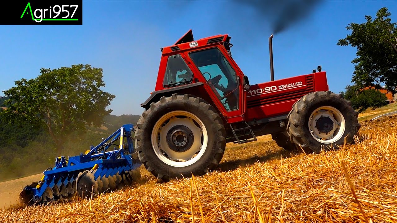 EIMA 2024: OPEN PIPE POWER SOUND: FIATAGRI 110-90! HILLSIDE WORK with DI RAIMONDO RAPID