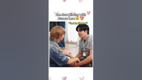 Zee wakeup and stop flirting with Nunew😽💝😏🤭#bl #thaibl #zeenunew #thenextprince #shorts #fyp