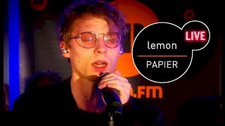 Video thumbnail of "LemON - Papier (Live at MUZO.FM)"