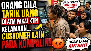 BIKIN HEBOH! Pria Ini Coba Tarik Uang di ATM Pakai KTP, Customer Lain Sampai Komplain!
