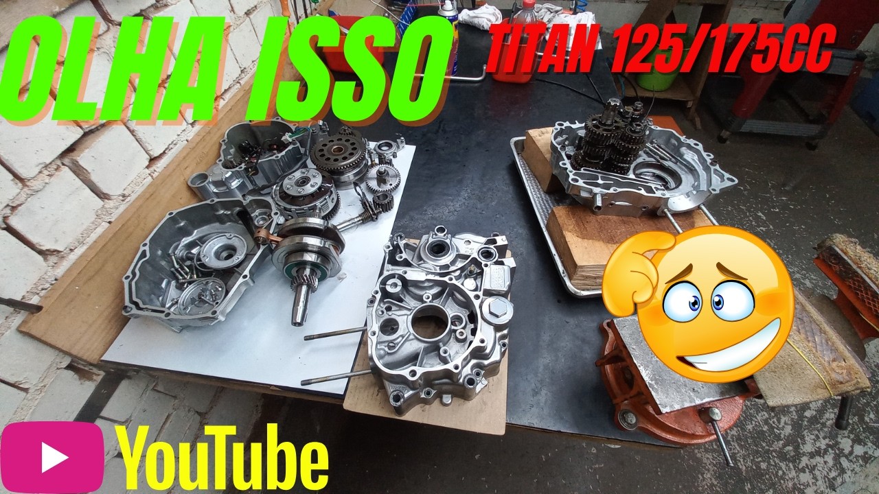 Desmontagem Completa do Motor da Titan 125/175cc