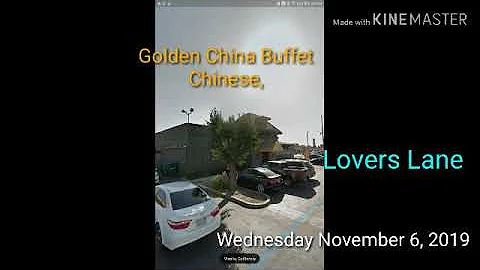 Golden China Buffet Chines, On Lovers Lane, Wednesday Novmber 6, 2019!