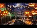 Halloween at Hogwarts 🎃 Great Hall Feast ⚡ Harry Potter Inspired Ambience [ASMR]