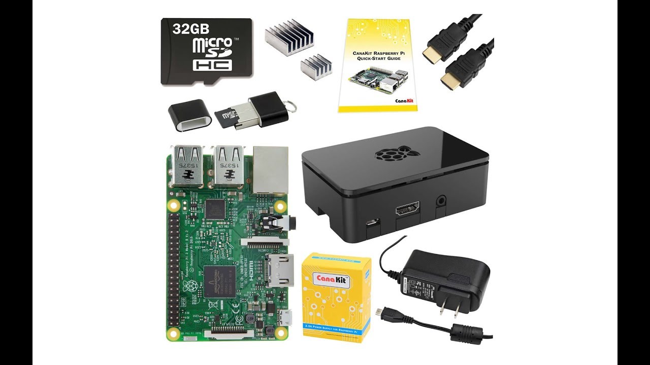 Canakit Raspberry Pi 3 Complete Starter Kit 32 Gb Edition Unboxing And Review Youtube