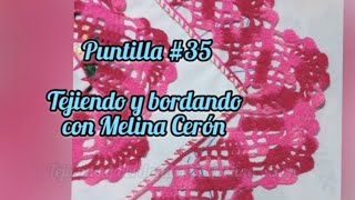 Puntilla #35 Tejiendo y bordando con Melina Cerón
