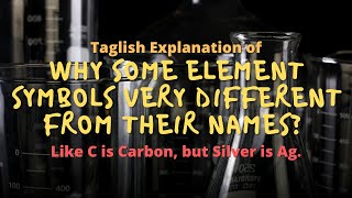 Why some element symbols very different from their names