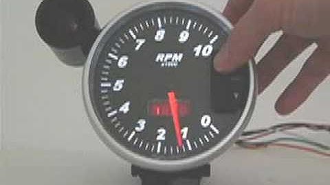 Marshall 5" Memory Tach with Shift Light and Digital Display