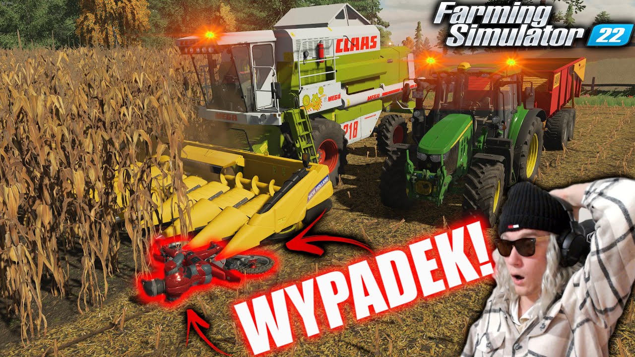 DZIECIAK WPADŁ POD KOMBAJN CROSSEM!  | FS22 [