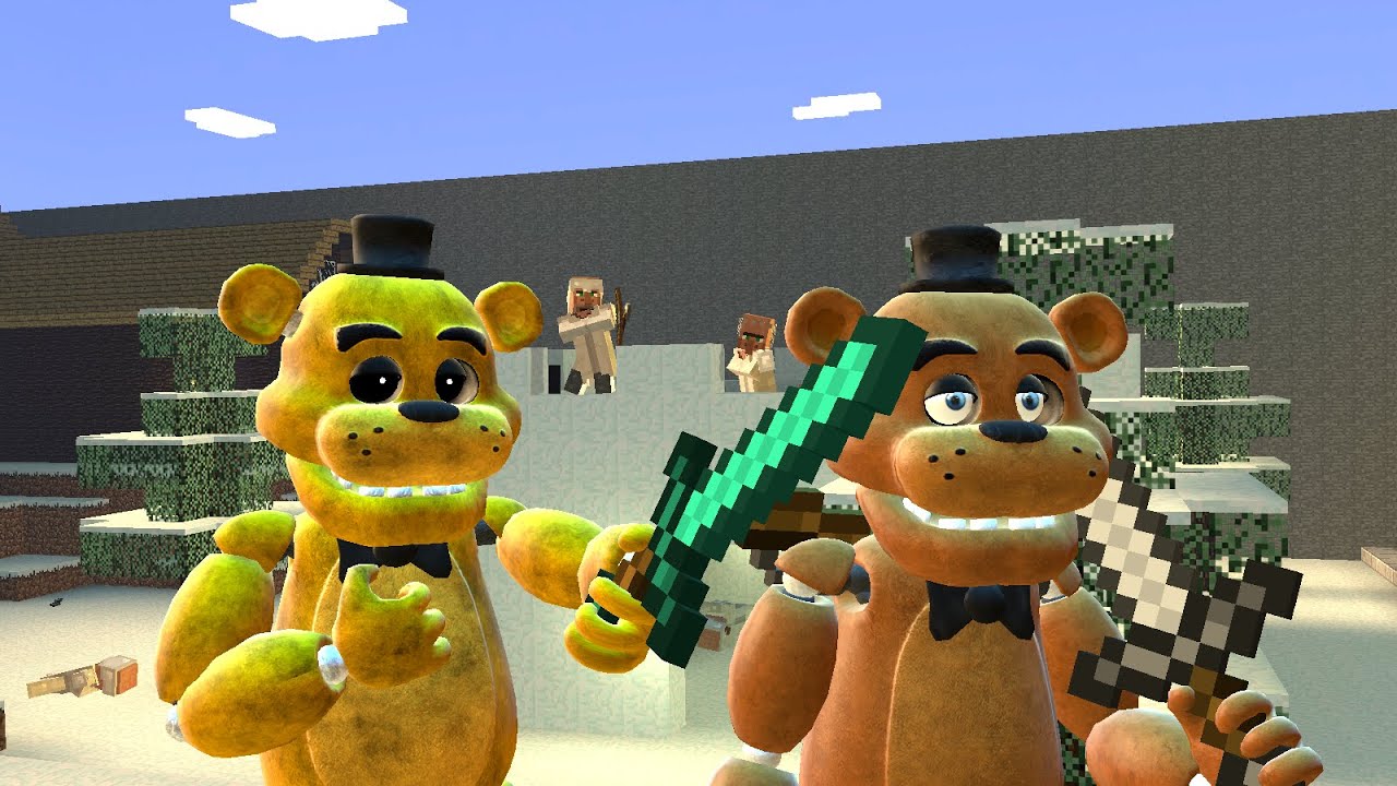the fazbear s in minecrafte