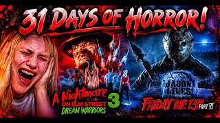 A NIGHTMARE ON ELM STREET 3 DREAM WARRIORS (1987) FRIDAY THE 13TH VI JASON LIVES 31 DAYS OF HORROR!