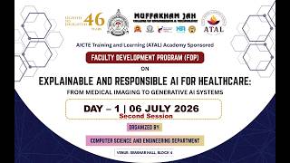 AI in Healthcare Challenges | Dr. Salman Abdul Moiz at AICTE ATAL FDP 2026 | MJCET Day 1 Session 2