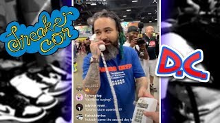 Spending over $400,000 on sneakers at Sneakercon Washington D.C. (over 1400 pairs)