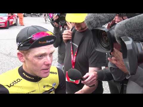 تصویری: Steven Kruijswijk Vuelta a Espana را در نتیجه تصادف مرحله 1 رها کرد