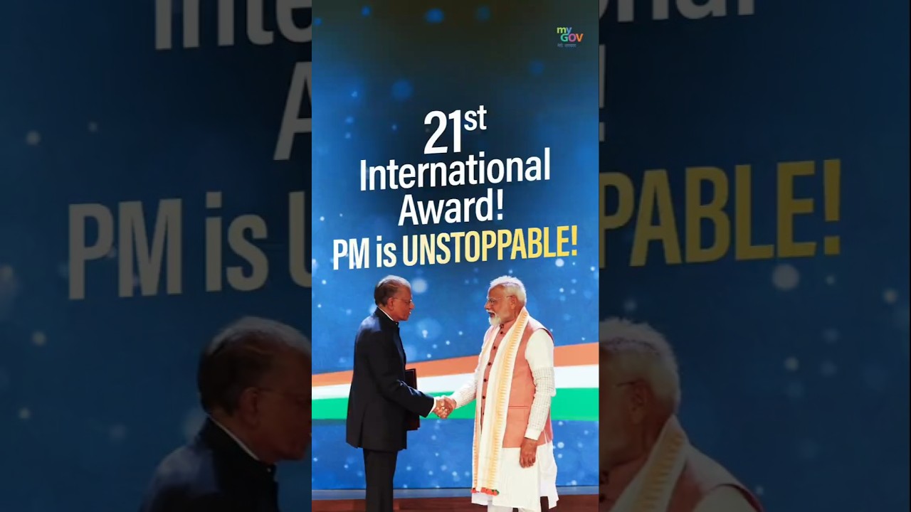 21st International Award! PM is UNSTOPPABLE!