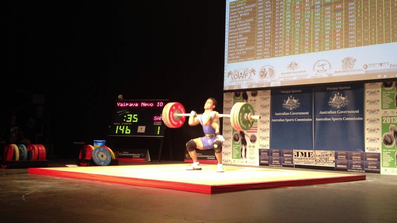 Oceania Champs 2013 Brisbane - Caleb Symon - olympic weightlifting ...