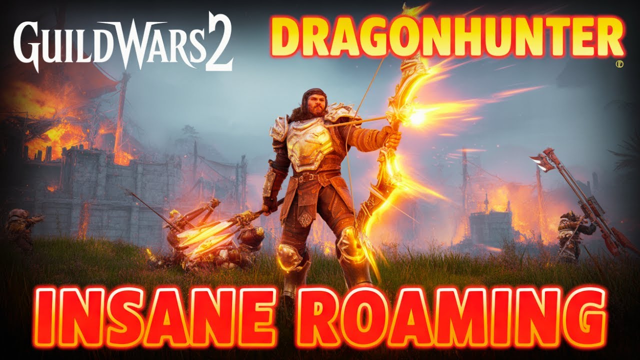 INSANE Dragonhunter Roaming Gameplay Guild Wars 2 World vs World