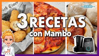 3 Recetas Fáciles y Deliciosas con Mambo  Croquetas, Pizza y Bollos Preñados 