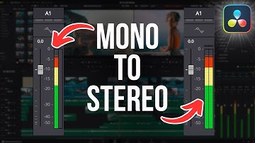 How To Change Audio From Mono To Stereo In DaVinci Resolve