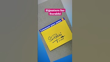 Surabhi ❤️ #shortsfeed #shortsvideo #handwriting #love #lovesong  #art #shorts #signature #art