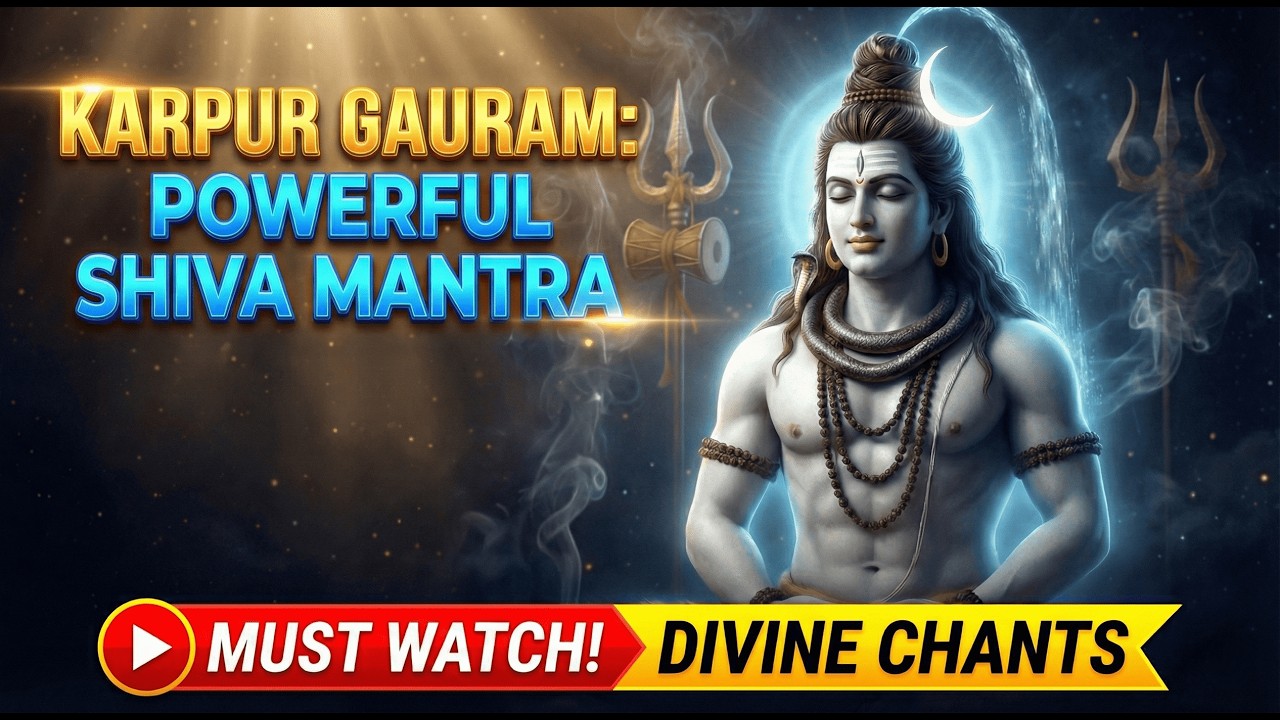 कर्पूरगौरं  करुणावतारं  | Karpur Gauram Karunavtaram