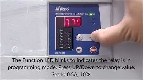 MK1000A setting tutorial