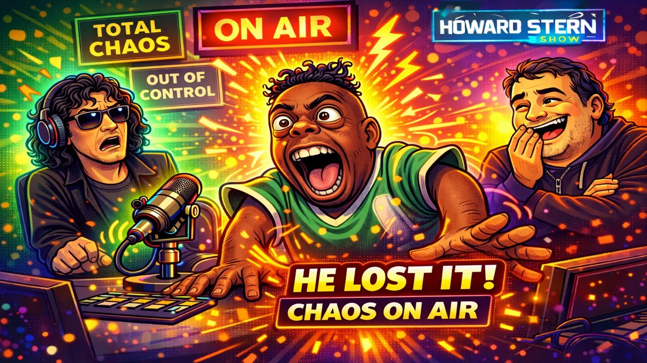 Beetlejuice Loses Control During Chaotic Studio Appearance | The Howard Stern Show