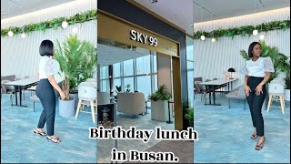 Sky99|| Busan Haeundae || Birthday Lunch .