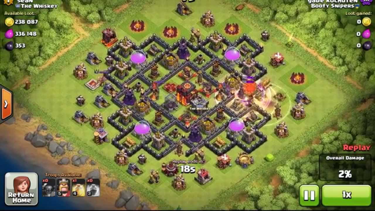 CoC Raiding Fail - Booty Snipe denied