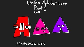 Unifon Alphabet Lore - Part 1 - 3 - U.A.L. Compilation 1 (A - G) Unifon Alphabet Lore - Part 1 - 3 - U.A.L. Compilation 1 (A - G)