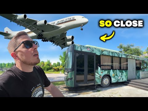 This Airport Bus Hotel is INSANE!