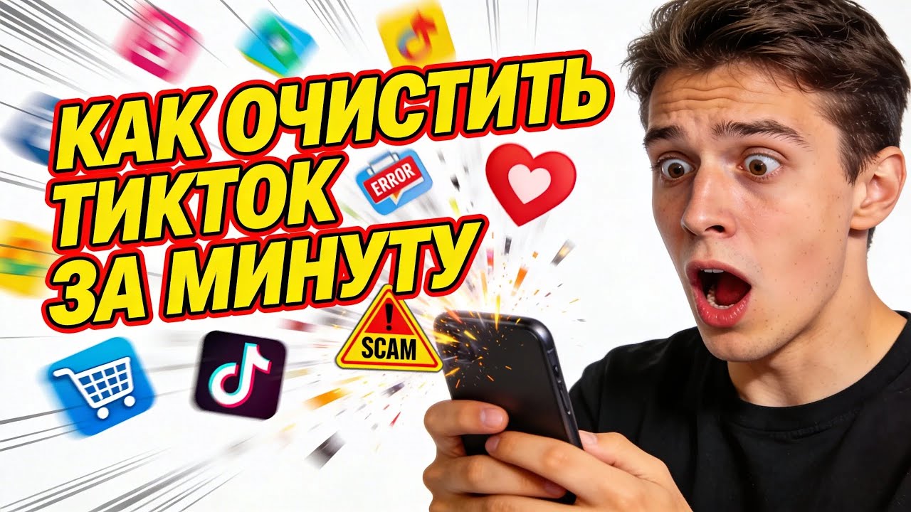 Как БЫСТРО очистить ТИК ТОК #айти #тикток #рекомендации 