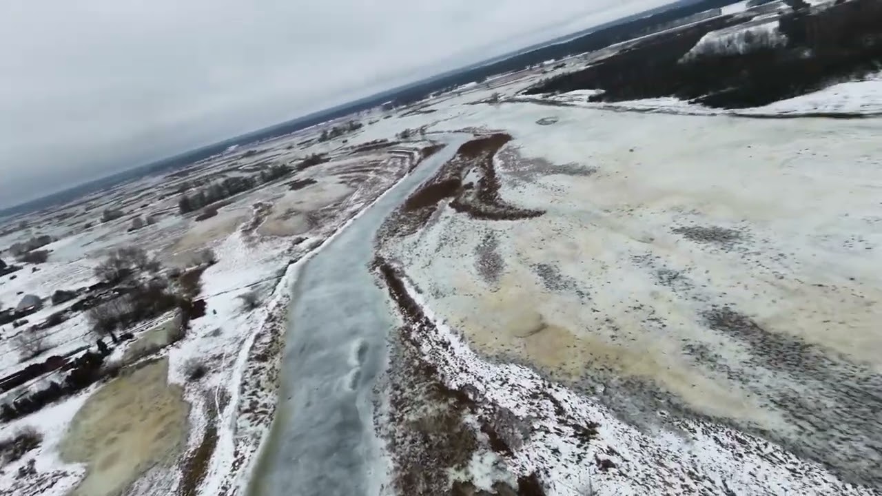 Gdy Lód Pęka…#Biebrza #BiebrzańskiParkNarodowy #WiosnaNaBiebrzy #TopnienieLodu #Rozlewiska #Podlasie