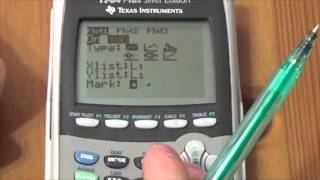 Plotting scatterplots on the TI-84