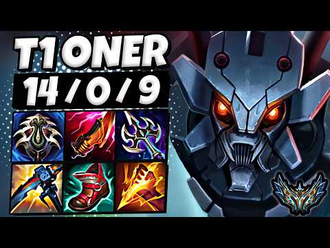T1 Oner Kha'zix vs Xin Zhao [ Jungle ] Korea Challenger 2405 LP