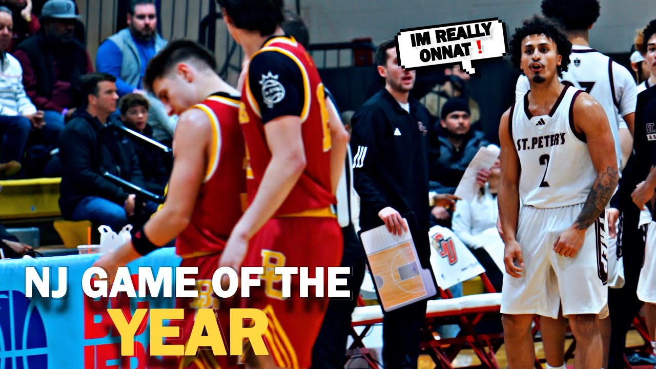 #1 Bergen Catholic vs #2 St Peters Prep was a MOVIE! 🍿| Top NJ Guard Richie Rosa SAID WHAT?! 👀