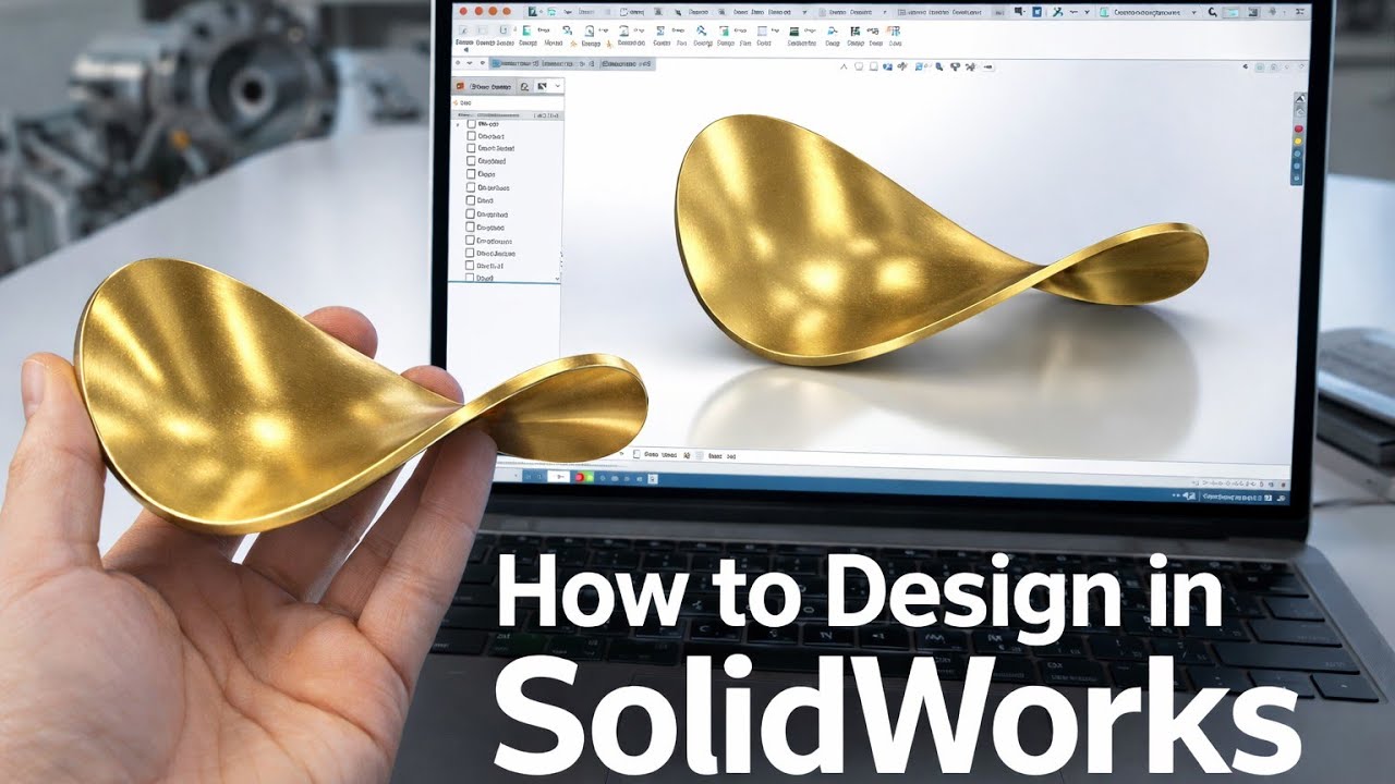 SolidWorks Advanced Surfacing: Projected Curve & Fill Surface Explained ...